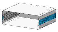 Alu-Box Form 2 ohne Lüftungsschlitze